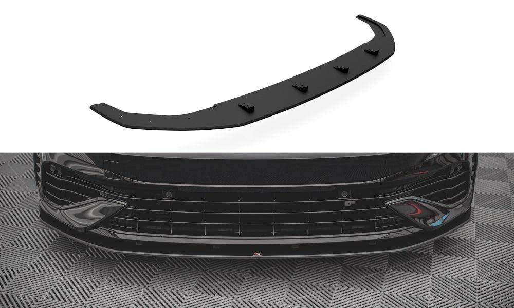 Front Lippe / Front Splitter / Frontansatz Street Pro für VW Golf 8 R von Maxton Design