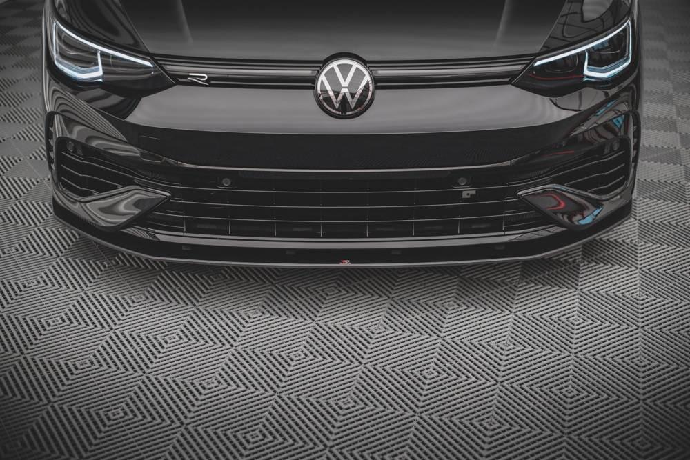 Front Lippe / Front Splitter / Frontansatz Street Pro für VW Golf 8 R von Maxton Design