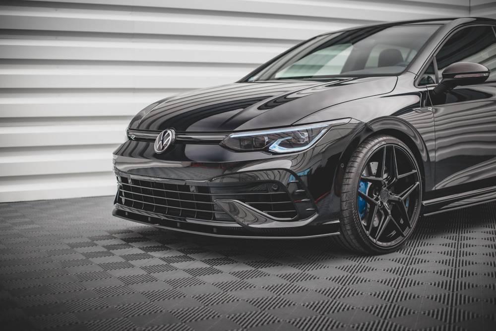 Front Lippe / Front Splitter / Frontansatz Street Pro für VW Golf 8 R von Maxton Design