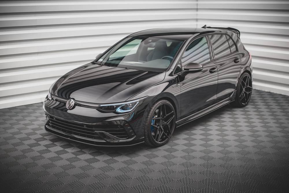 Front Lippe / Front Splitter / Frontansatz Street Pro für VW Golf 8 R von Maxton Design