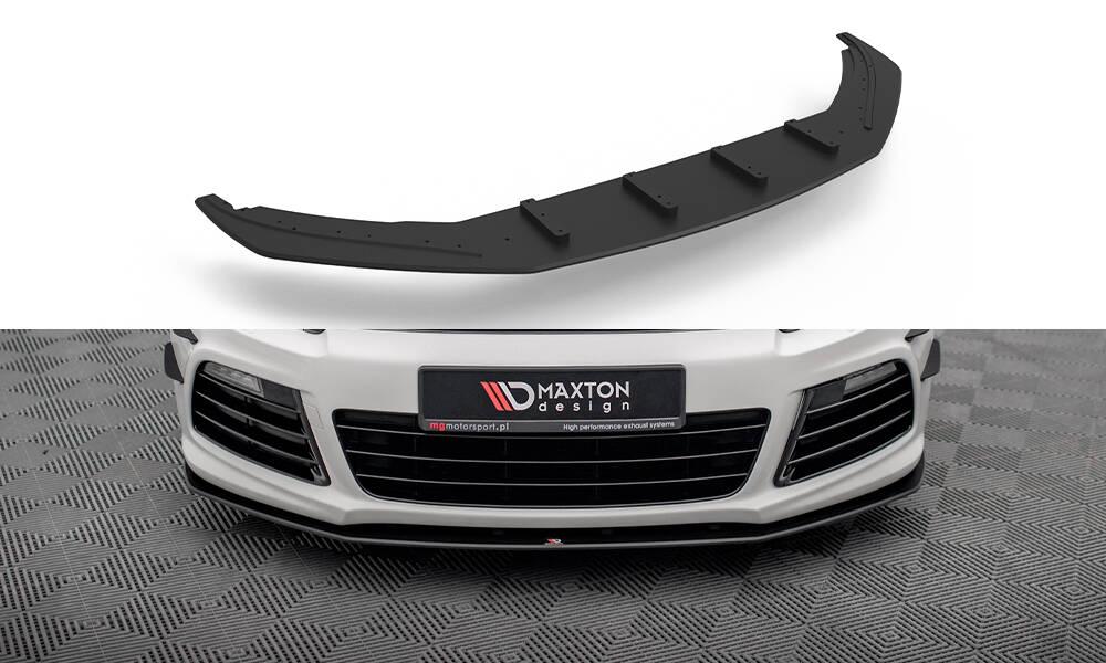 Front Lippe / Front Splitter / Frontansatz V.2 für Renault Clio RS-Line MK5 von Maxton Design