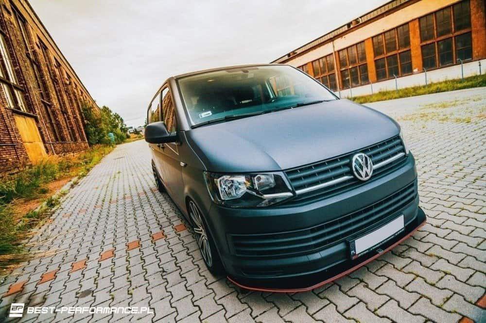 Front Splitter / Cup Schwert / Frontansatz V.1 für VW T6 Multivan von Maxton Design