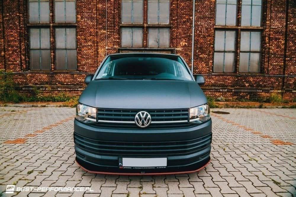 Front Splitter / Cup Schwert / Frontansatz V.1 für VW T6 Multivan von Maxton Design