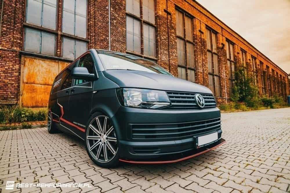 Front Splitter / Cup Schwert / Frontansatz V.1 für VW T6 Multivan von Maxton Design