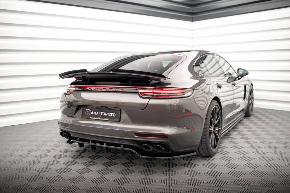 Zentraler Hinterer Splitter für Porsche Panamera E-Hybrid 971 von Maxton Design