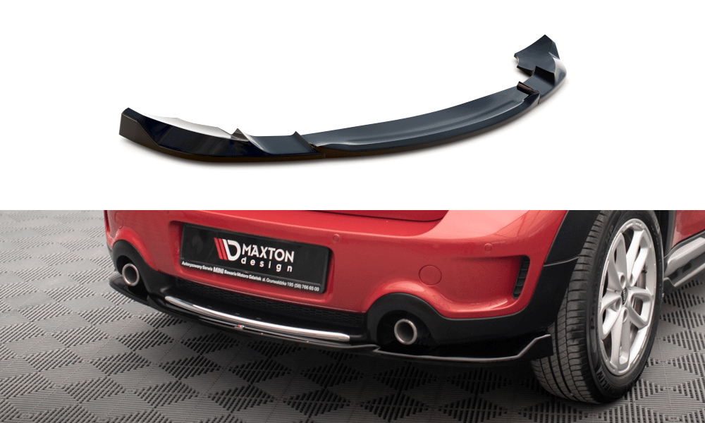 Zentraler Hinterer Splitter für Mini Cooper Countryman R60 Facelift von Maxton Design