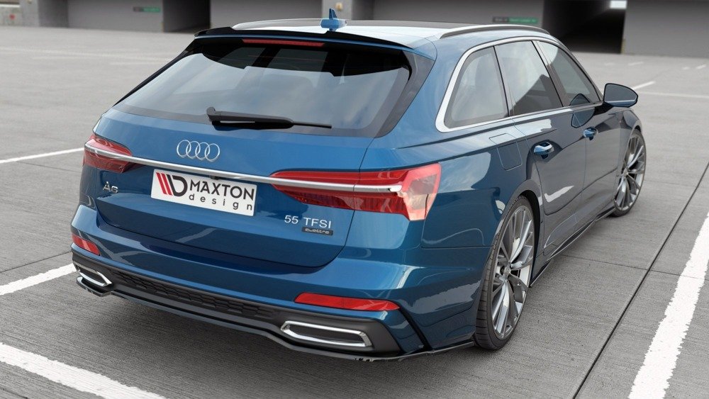 Zentraler Hinterer Splitter für Audi A6 Avant C8 S-Line von Maxton Design