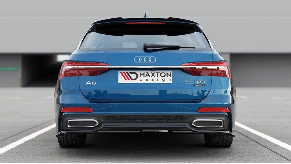 Zentraler Hinterer Splitter für Audi A6 Avant C8 S-Line von Maxton Design