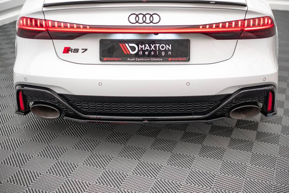 Zentraler Hinterer Splitter für Audi RS7 C8 von Maxton Design