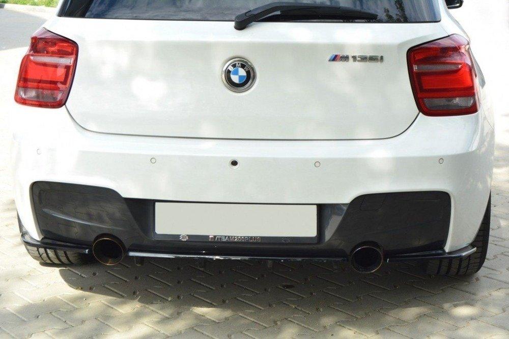 Zentraler Hinterer Splitter mit Flaps für BMW 1 F20/F21 M-Power von Maxton Design