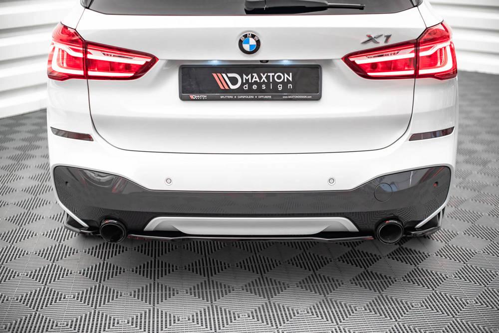 Zentraler hinterer Splitter für BMW X1 M-Paket F48 von Maxton Design