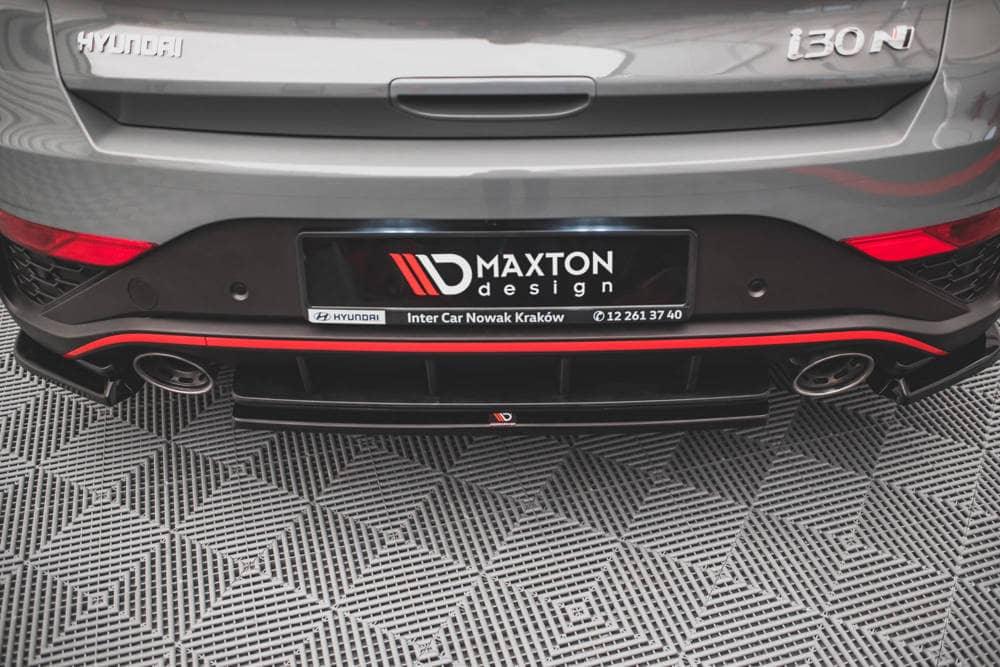 Heck Diffusor Ansatz für Hyundai I30 N MK3 Facelift Hatchback von Maxton Design