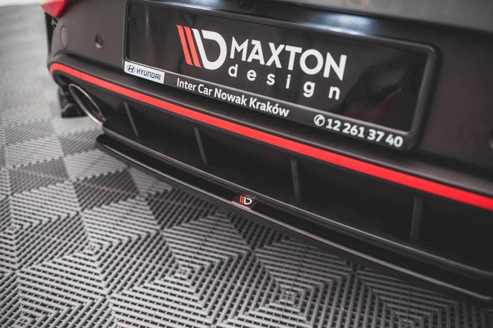 Heck Diffusor Ansatz für Hyundai I30 N MK3 Facelift Hatchback von Maxton Design