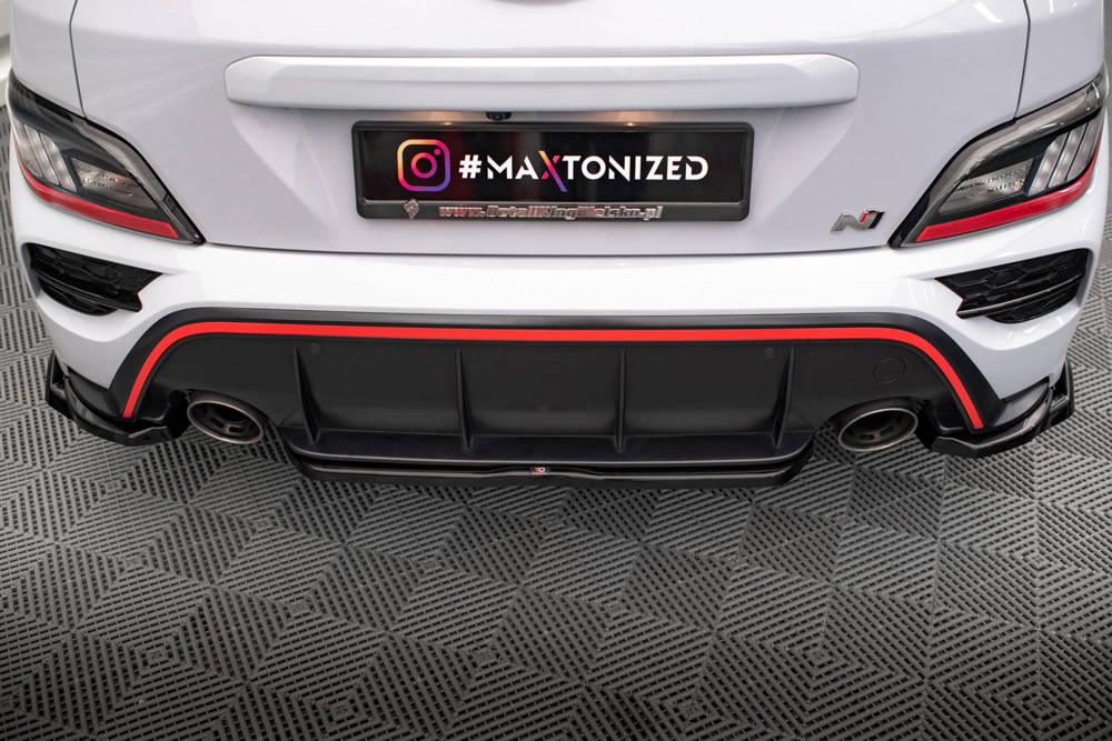 Zentraler Hinterer Splitter für Hyundai Kona N MK1 von Maxton Design