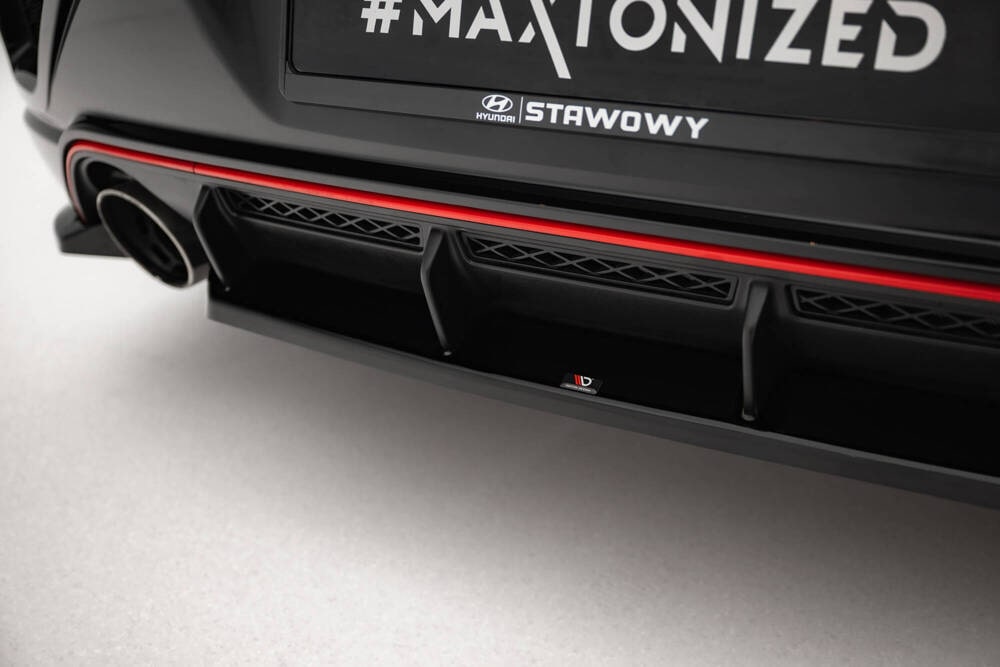 Zentraler Hinterer Splitter für Hyundai Veloster N MK2 von Maxton Design