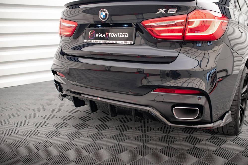 Zentraler Hinterer Splitter für BMW X6 M-Paket F16 von Maxton Design