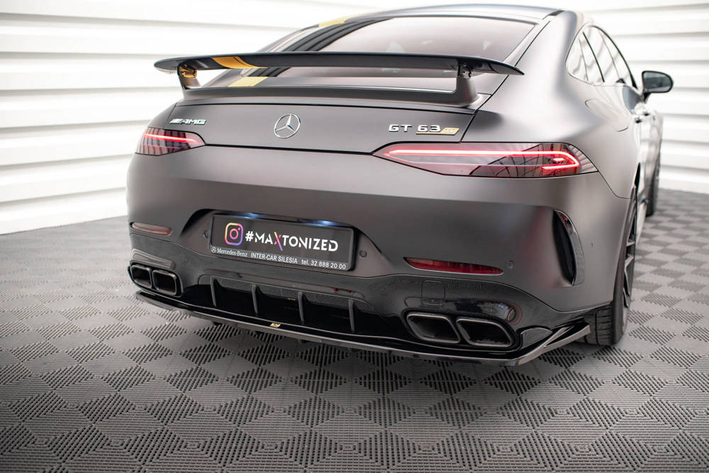 Zentraler Hinterer Splitter für Mercedes AMG GT-4 63S Coupe von Maxton Design