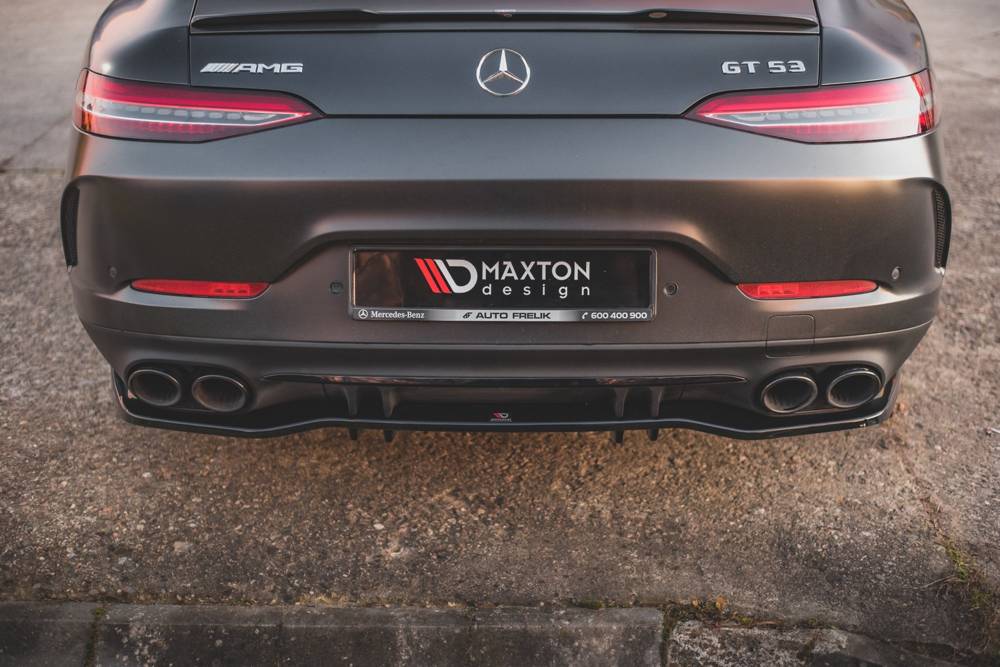 Zentraler Hinterer Splitter für Mercedes AMG GT-4 53 Coupe von Maxton Design