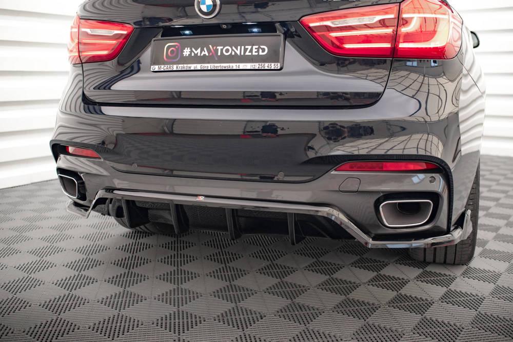 Zentraler Hinterer Splitter für BMW X6 M-Paket F16 von Maxton Design