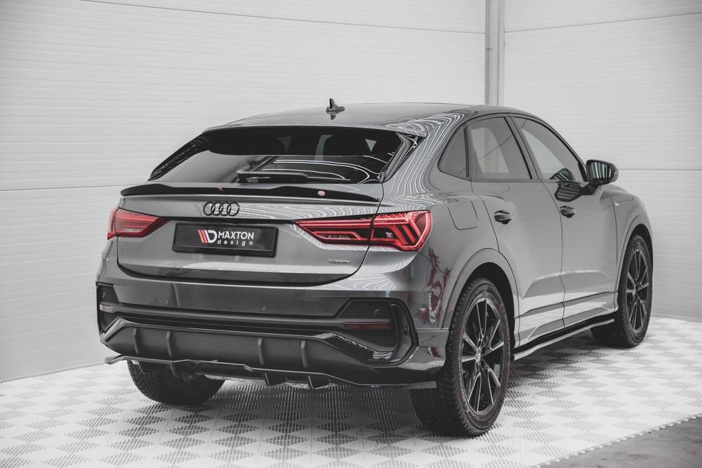 Zentraler hinterer Splitter für Audi Q3 Sportback S-Line von Maxton Design