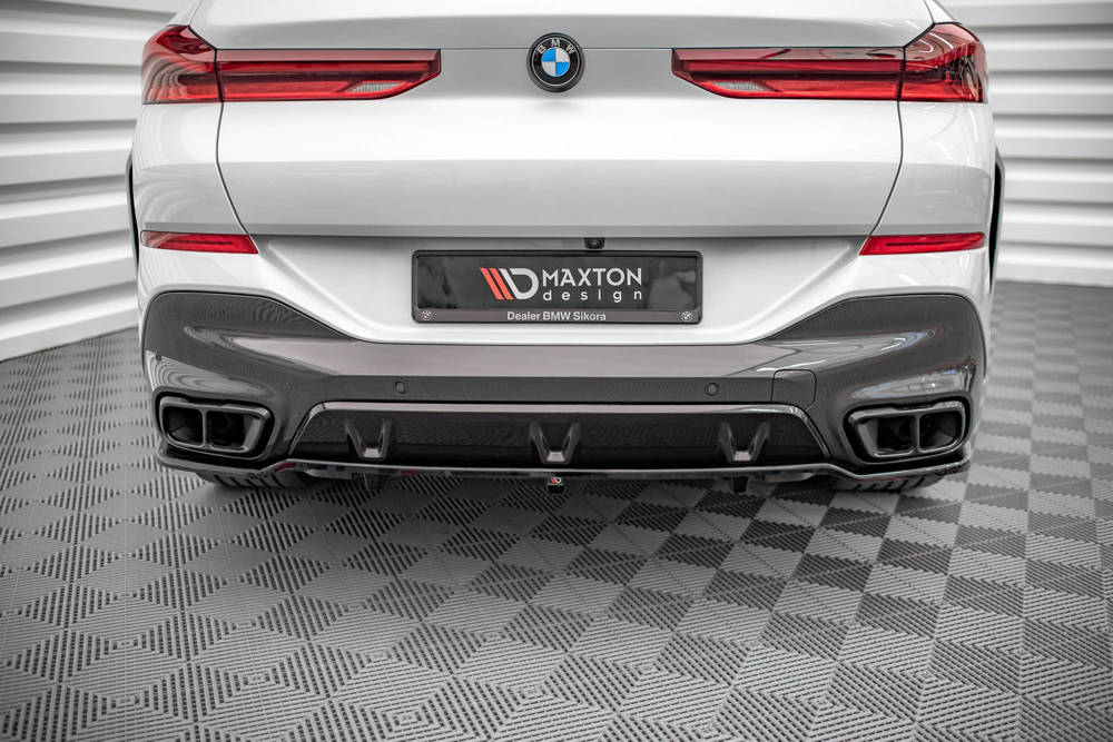 Zentraler hinterer Splitter für BMW X6 M-Paket G06 von Maxton Design