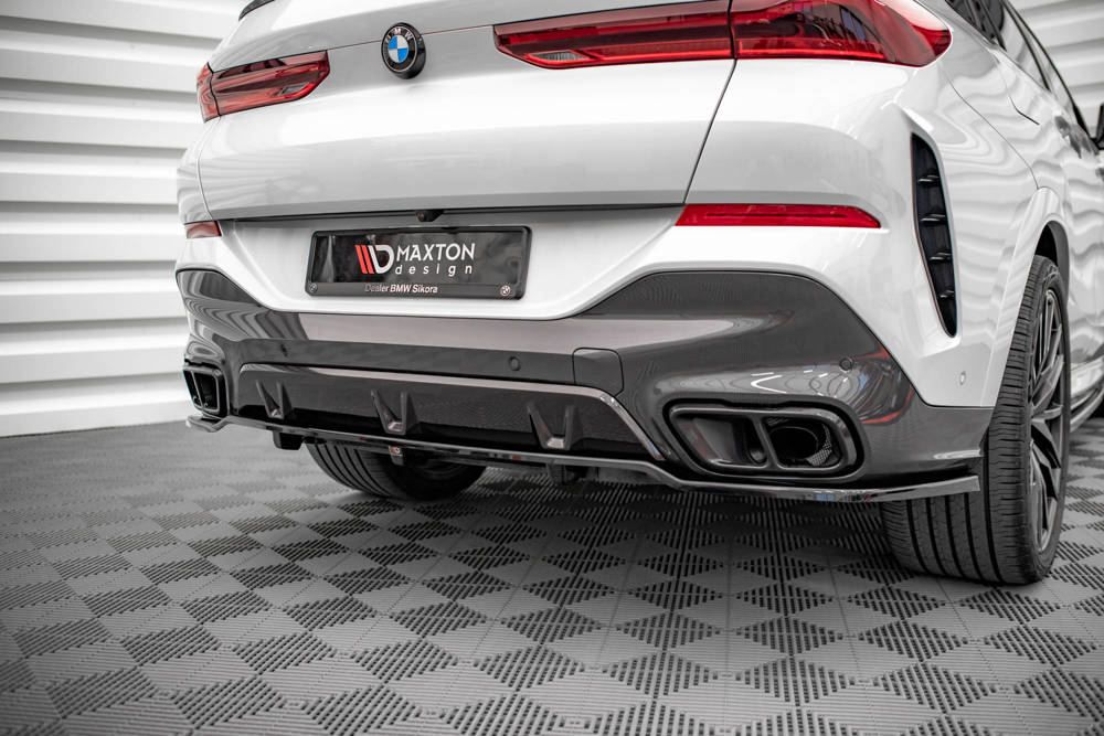 Zentraler hinterer Splitter für BMW X6 M-Paket G06 von Maxton Design