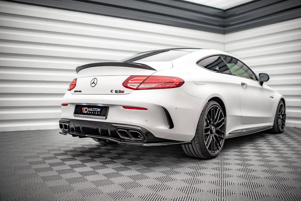 Zentraler hinterer Splitter für Mercedes C63 AMG Coupe C205 Facelift von Maxton Design