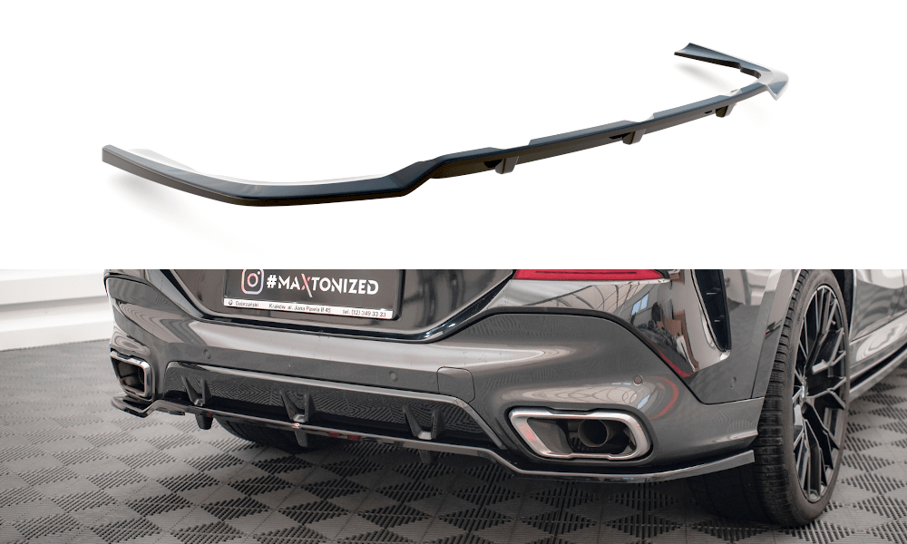 Zentraler Hinterer Splitter V.2 für BMW X6 M-Paket G06 von Maxton Design