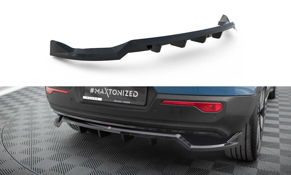 Zentraler Hinterer Splitter für Volvo C40 MK1 von Maxton Design