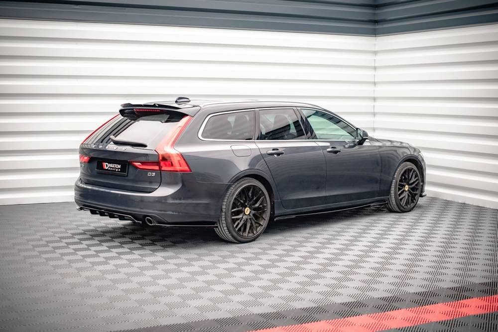 Zentraler Hinterer Splitter für Volvo V90 SPA von Maxton Design