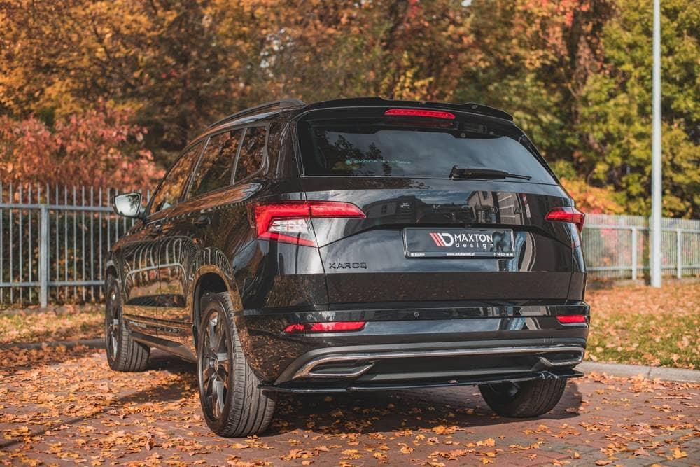 Zentraler Hinterer Splitter für Skoda Karoq Sportline NU7 von Maxton Design