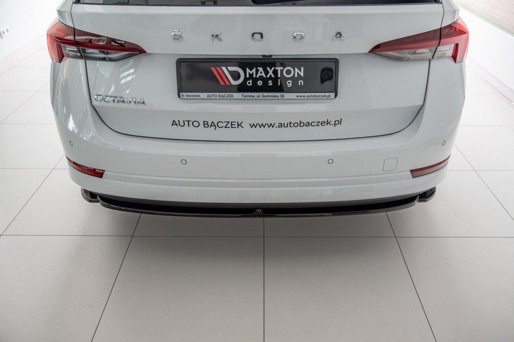 Zentraler Hinterer Splitter für Skoda Octavia MK4 von Maxton Design