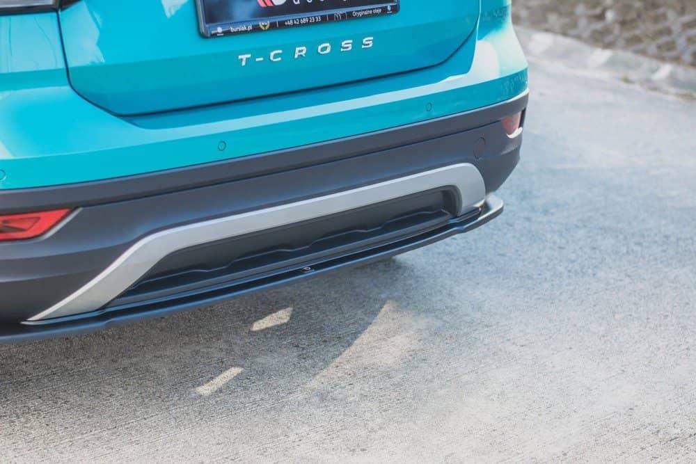 Zentraler hinterer Splitter für VW T-Cross C1 von Maxton Design