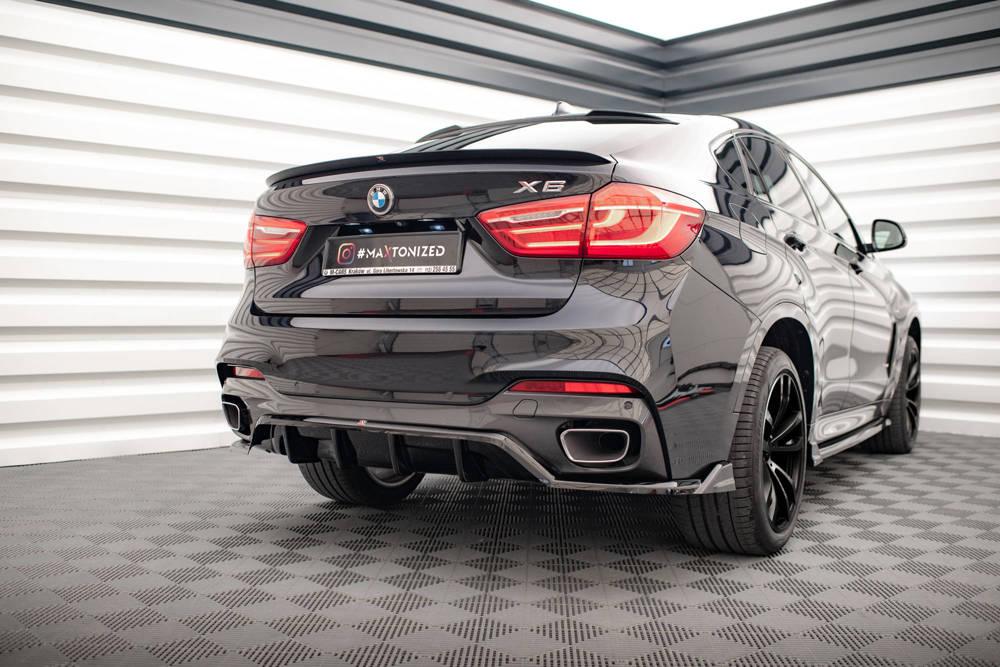 Zentraler Hinterer Splitter für BMW X6 M-Paket F16 von Maxton Design