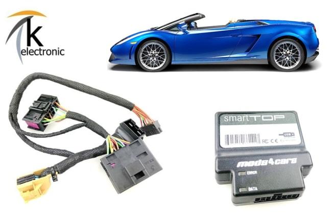 Lamborghini Gallardo Spyder Verdeckmodul schließen mit Schlüssel