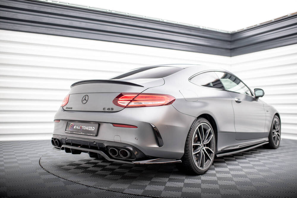 Zentraler Hinterer Splitter für Mercedes-Benz C43 AMG Coupe C205 Facelift von Maxton Design