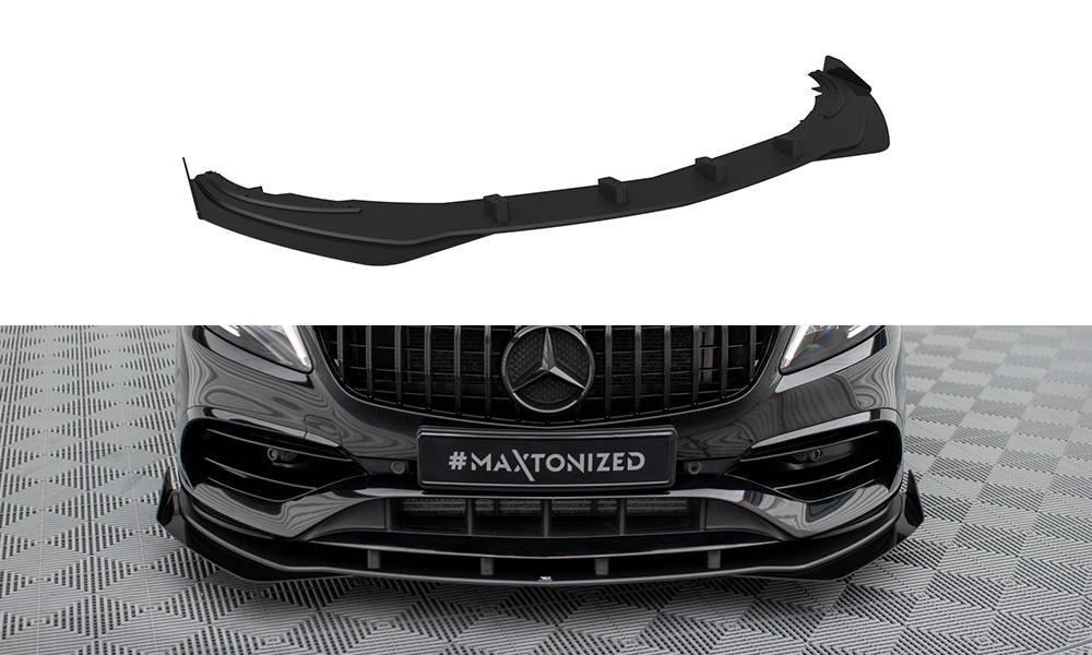 Front Lippe / Front Splitter / Frontansatz V.2 für Mercedes A-Klasse W176 von Maxton Design