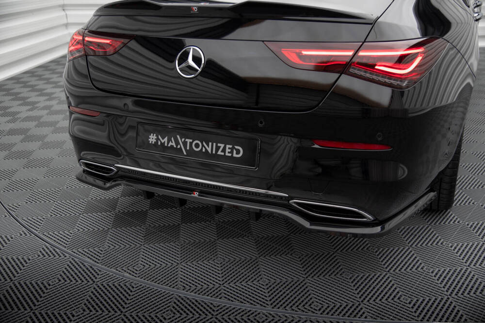 Zentraler Hinterer Splitter für Mercedes-Benz CLA Coupe C118 von Maxton Design