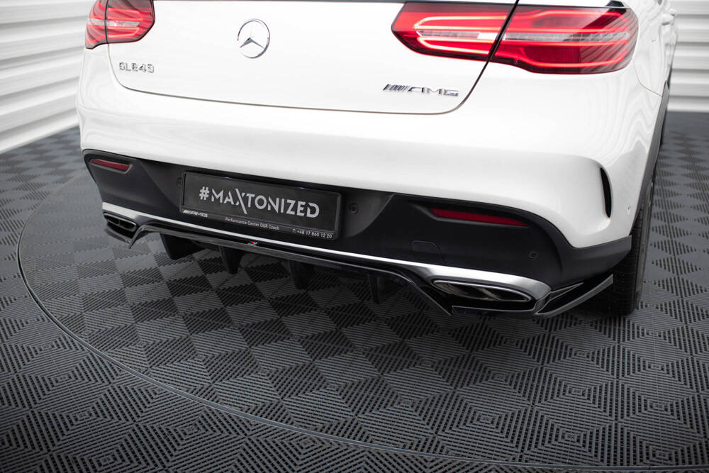 Zentraler Hinterer Splitter für Mercedes-Benz GLE Coupe AMG-Line C292 von Maxton Design