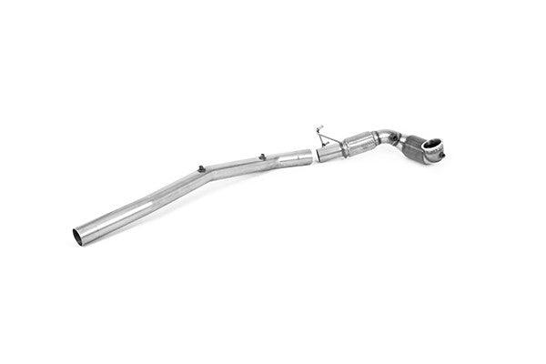 Milltek Downpipe inkl. 200 Zellen Hi-Flow Rennkat für Audi S3 2.0TFSI Quattro Sportback 310PS 8Y (mit OPF) ab 2020