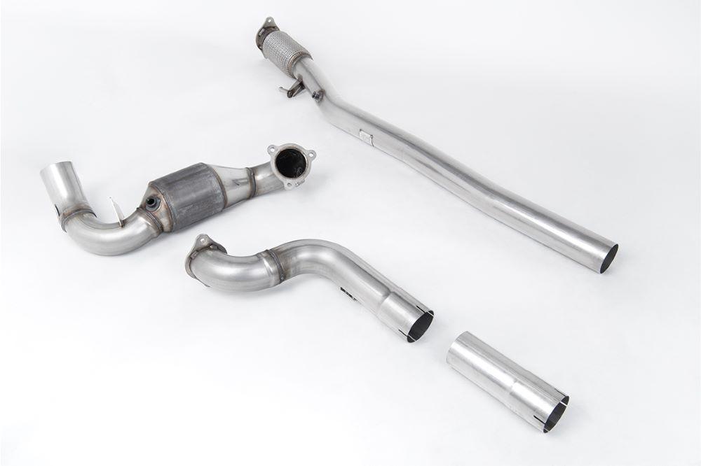 Milltek Downpipe inkl. Hi-Flow Sportkat V2 für Mercedes A-Klasse A35 AMG 2.0 Turbo (W177 Hatch mit OPF) ab 2019