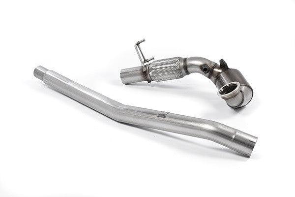 Milltek Downpipe mit 200 Zellen High Flow Sportkat V1 für Seat Leon Cupra 280 & 290 2.0 TSI (ohne OPF) ab 2014 (Typ 5F)