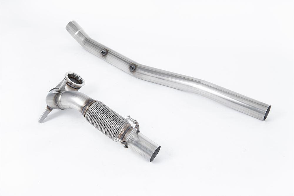 Milltek Downpipe ohne Kat V2 für Audi S3 2.0 TFSI Quattro Sportback 8V.2 (mit OPF) ab 2019