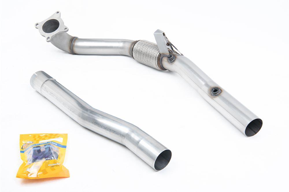 Milltek Downpipe ohne Kat für VW Scirocco R ab 2009 (Typ 13)