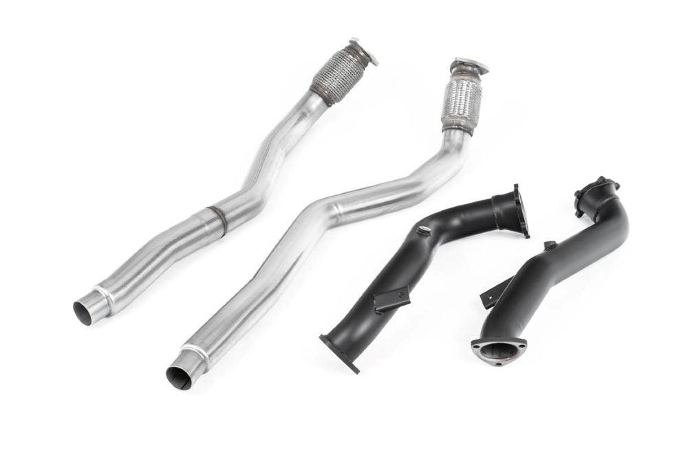 Milltek Downpipe und Kat Ersatzrohr V2 für Audi S6 4.0 TFSI C7 Quattro ab 2012