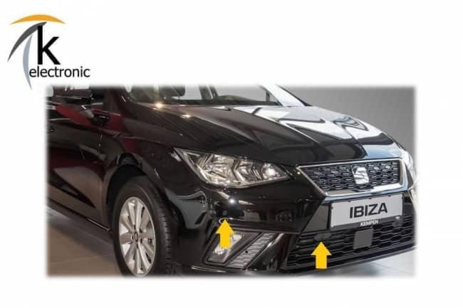 Seat Ibiza KJ Einparkhilfe vorne optische Darstellung Nachrüstpaket