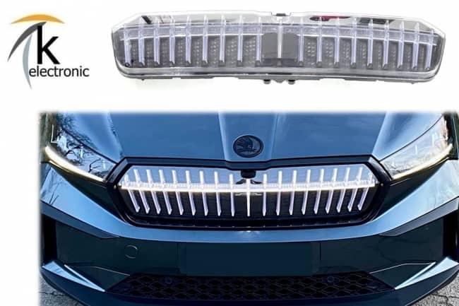 Skoda Enyaq 5A Crystal Face LED Kühlergrill Nachrüstpaket