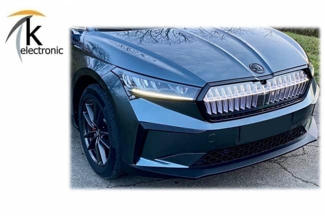 Skoda Enyaq 5A Crystal Face LED Kühlergrill Nachrüstpaket