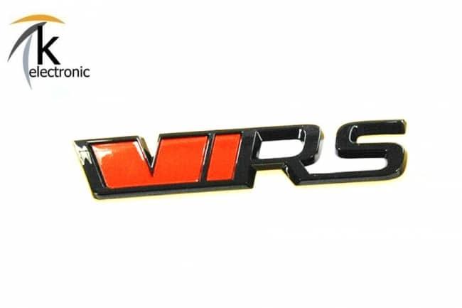 Skoda Karoq NU7 RS Emblem schwarz/rot Zeichen hinten