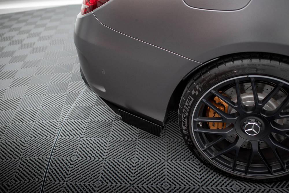 Seitliche Heck Diffusor Erweiterung Street Pro + Flaps für Mercedes AMG C63 Limousine / Kombi W205 Facelift von Maxton Design